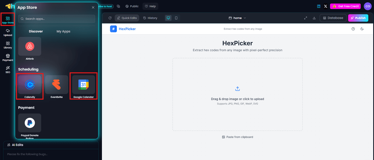 HeyBoss AI Customization with App Store Tools
