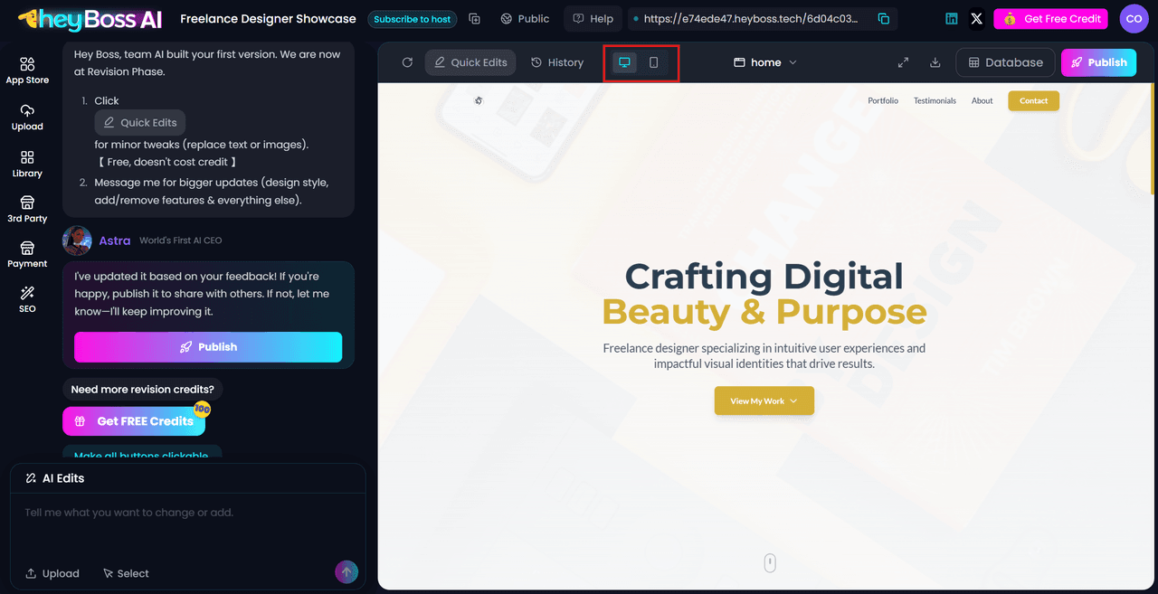 Cover image for How to Create a Professional Website Without Any Coding Using HeyBoss AI