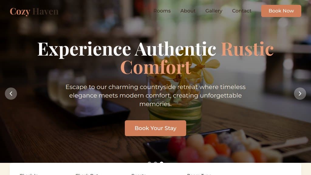 Cover image for Create Your Dream B&B with the Charming B&B Showcase Website Template
