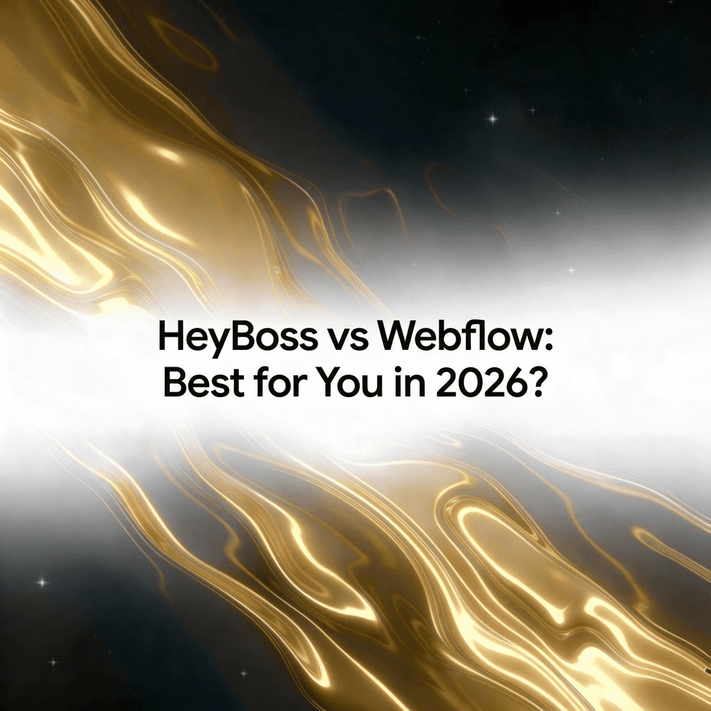 HeyBoss vs Webflow: Best for You in 2026?