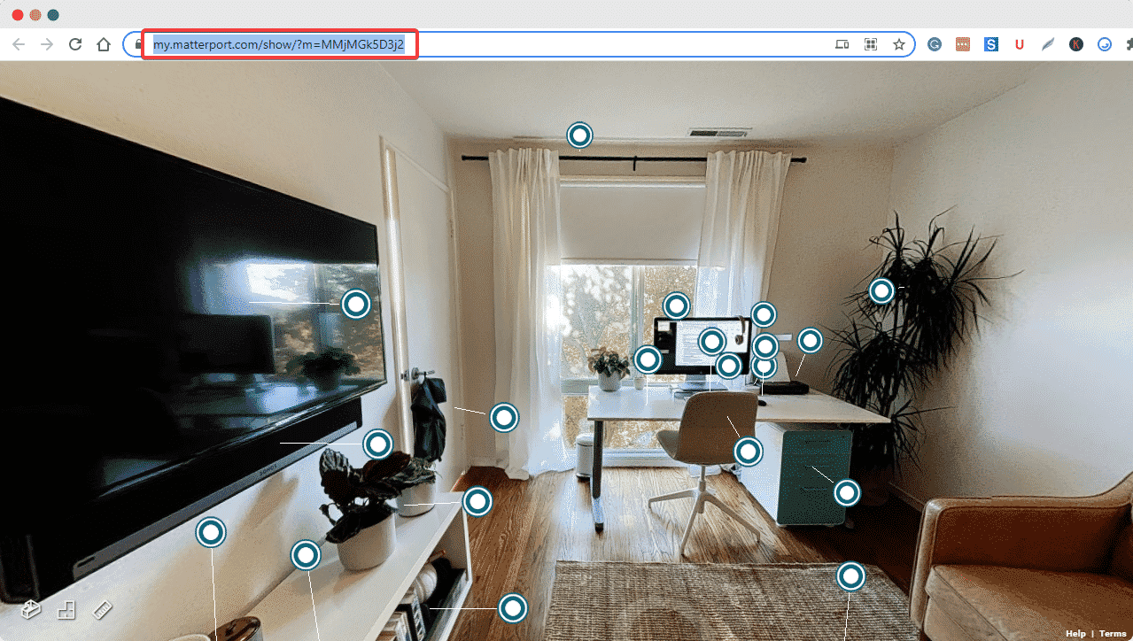 Example usage of Matterport