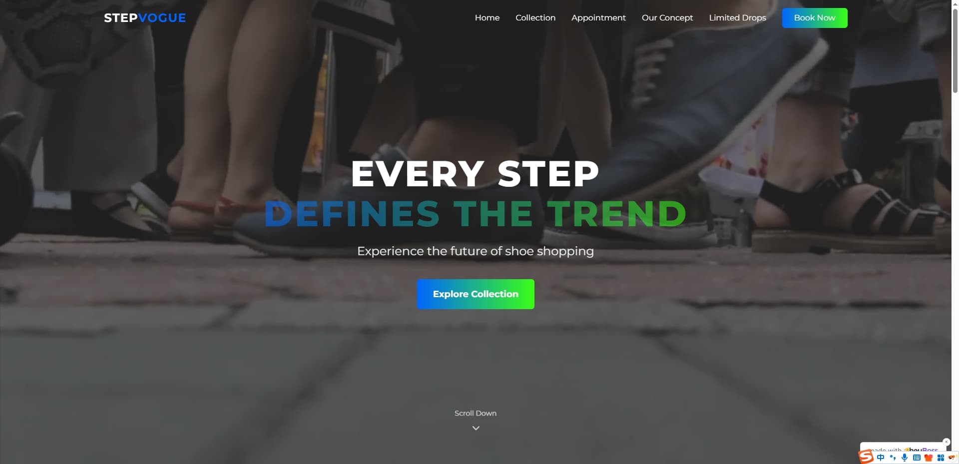 Cover image for StepVogue: The Future of Shoe Shopping Experience