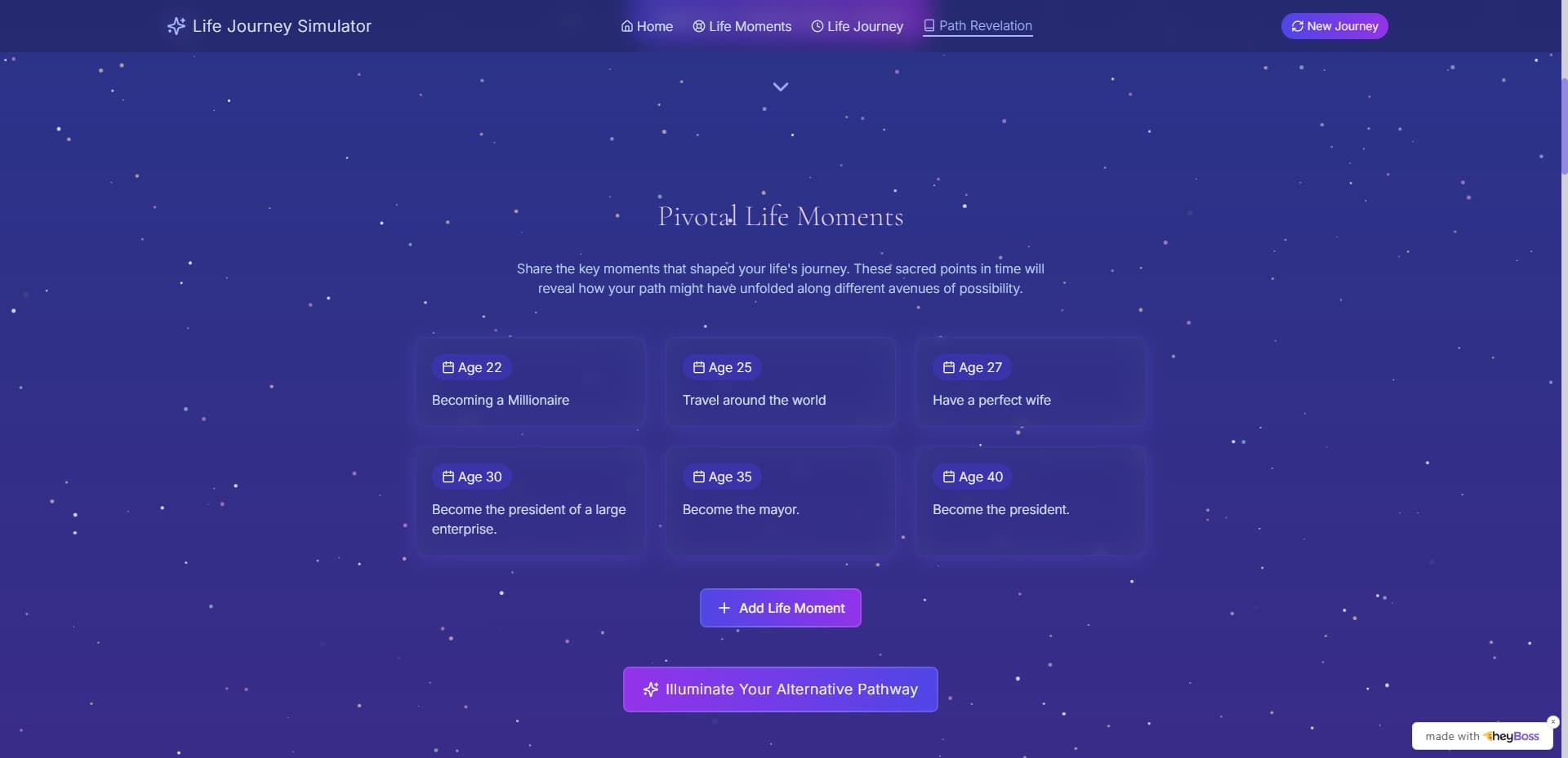 Cover image for Create Your Future with the Life Journey Simulator