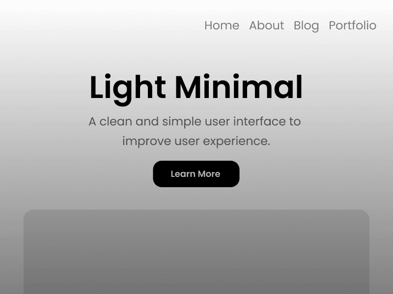 Clean SaaS website template