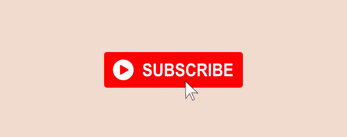 Example usage of YouTube Subscribe Button