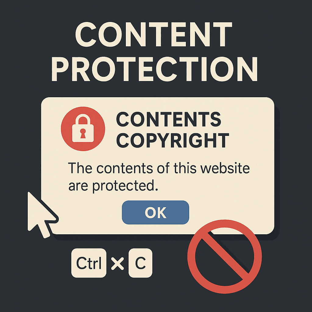 Example usage of Content Protection (block downloads)
